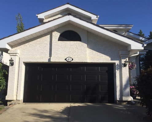 garage door painting in Langley