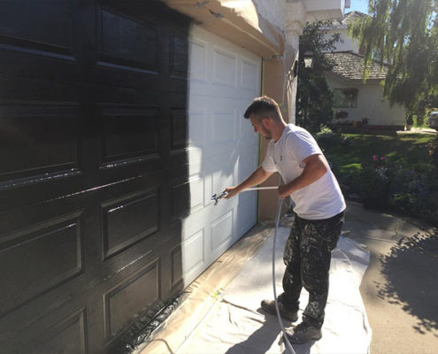 garage door repaint Langley