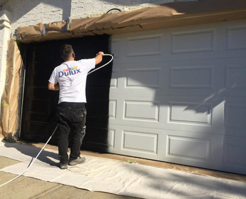 garage doors painting Langley